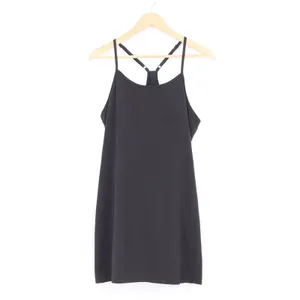 All in Motion Black Athletic Exercise Dress Built-in Shorts Pocket Large L thumbnail 3
