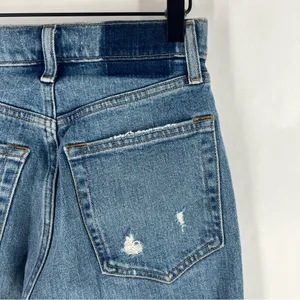 Abercrombie Curve‎ Love The 90s Straight Ultra High Rise Crisscross Waist Jean Size 2 thumbnail 8