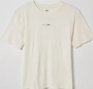 NWOT Urban Outfitters Ambiguous Cream Short Sleeve Tee Unisex size Medium thumbnail 1