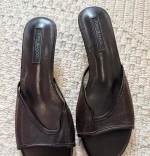 Tony Bianco Pru Kitten Heel in Choc thumbnail 1