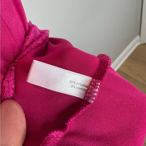 Fashion Bug Y2K Lace Trim Cami Size M Hot Pink Preppy 90s Coquette Babydoll Feminine 2000s thumbnail 4