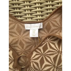 House of Harlow 1960 NWT Geometric Knit Maxi Dress medium‎ boho retro layered thumbnail 5