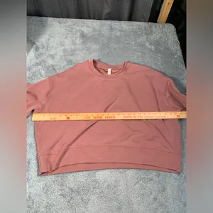 Lululemon athletica Pink crewneck sweatshirt 16 thumbnail 4