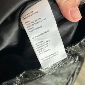 Silence + Noise Shiny Black Mini Skirt thumbnail 5