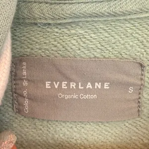 Everlane Organic Cotton Short Sleeve Hoodie Sage Green Small French Terry thumbnail 8