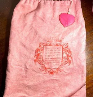 Vintage pink juicy couture dust bag thumbnail 1