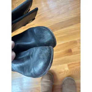 Frye Melissa Button‎ Tall Black Leather Riding Boots Womens Size 8 B thumbnail 3