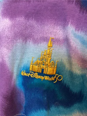 Walt Disney World 50th Anniversary Spirit Jersey Tie-Dye Mickey & Minnie Large thumbnail 8