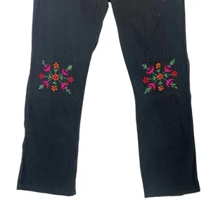 Vintage The Nepali bazaar Y2K Embroidered Corduroy Pants Size Large thumbnail 4
