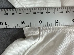 7 For All Mankind Sz 27 White Denim Low-Rise Skinny Jeans Y2K Rhinestone Pockets thumbnail 9