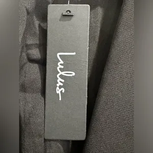 NWT Lulus Celebratory Sweetie Feather Crop Blazer Large Black Cocktail Party thumbnail 9