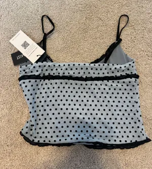 Tiger Mist Top Blue Polka Dot  thumbnail 2