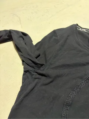 Lauren Ralph Lauren LRL Black Long Sleeve Logo Tee large thumbnail 9