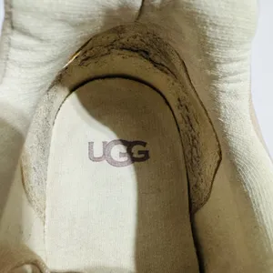 UGG LA Hills Women Beige Pink Suede Mesh Platform‎ Sneakers Size 6 Metallic thumbnail 12