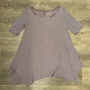 AEO Purple Stripe Soft & Sexy T Size XS thumbnail 1