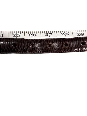 Brighton Belt , brown textured with silvertone hardware size small thumbnail 5