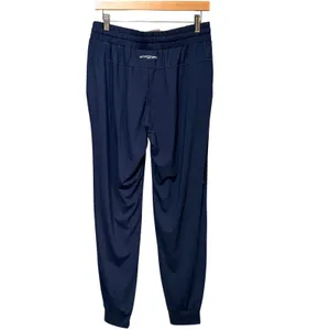 MTN OPS Womens Navy Blue Active Jogger Pants Elastic Waist Hiking Gym Size Large thumbnail 4
