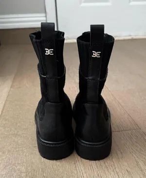 Sam Edelman Suede Boots Black thumbnail 4