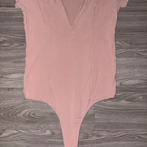 Intimately Free People Pink V Neck Bodysuit thumbnail 4