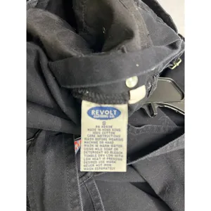 Revolve Plus Size Women's Juniors Black Baggy Straight Leg Overalls Size S thumbnail 10