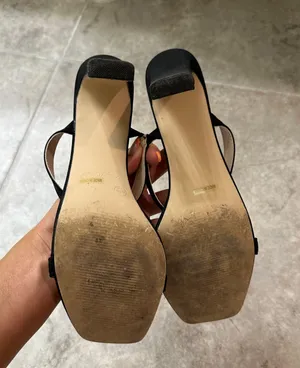 Anne Michelle Black  Two Strap Heels thumbnail 3