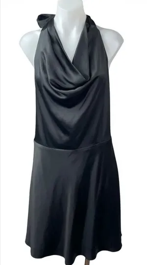 Abercrombie Satin Backless Mini Dress thumbnail 1