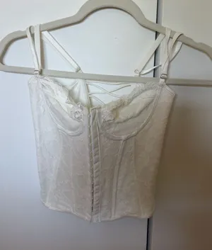 Shein Crop Top White thumbnail 1