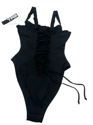 NWT TA3 Hi‎ cut Lifty black sz S A cup Short torso thumbnail 2