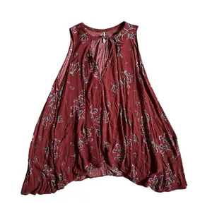 Free People Tree Swing Tunic Sleeveless Dress Size Medium thumbnail 3