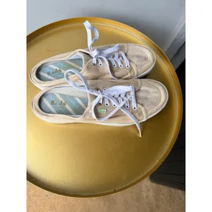 Keds Womens Tan Canvas Mesh Lace Up Mule Sneakers WF58121‎ Size 8.5 thumbnail 3