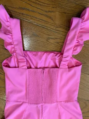 Lilly Pulitzer Eppley Jumpsuit in Prosecco Pink Barbiecore Resort Size 4 thumbnail 6