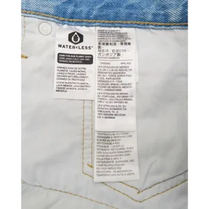 Levis Premium 501 Cut Off Denim Shorts Light Wash‎ Blue W33 56327-0086 thumbnail 6