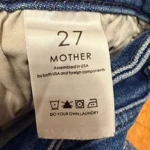 MOTHER Crop Jeans Shoot To Thrill Blue Denim Size 27- Stretch *ALTERED thumbnail 9