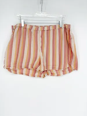 Madewell Rainbow‎ Stripe 2 Piece Pajama Set Women's XL Cozy Lounge thumbnail 7