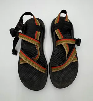 Chacos Chaco Women’s Size 9 Sport Sandals Black Olive Red Adjustable Straps Hiking thumbnail 1