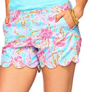 Lilly Pulitzer Buttercup Shorts In Jellies Be Jammin Print 00 thumbnail 2