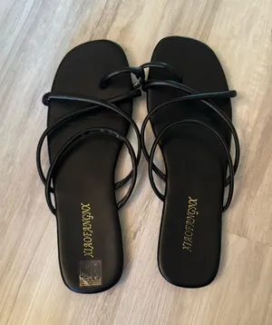 Black Sandals Size 37 thumbnail 1