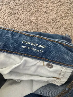 Universal Thread Medium Blue Denim Button-Fly Rolled Cuff Women's Shorts / BB16 thumbnail 4