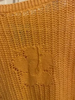 Sincerely Jules Thin orange summer sweater thumbnail 2
