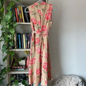 Banana Republic Button Up Floral Midi Dress thumbnail 7