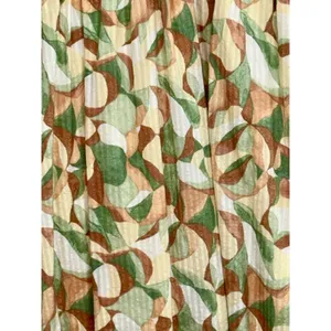Abercrombie & Fitch White Cream Green Tan Brown Sleeveless Maxi Dress Womens S thumbnail 6
