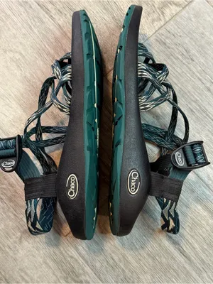 Chaco ZX2 Yampa Green Blue Strappy Outdoor Hiking Athletic Sandals Women's 10 thumbnail 5