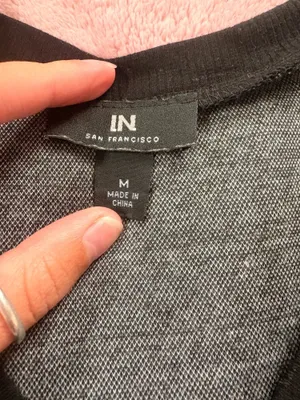 I.N. San Francisco Houndstooth tank top thumbnail 3