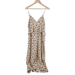 Future Collective Dress Womens 16 Jenny K Lopez Floral Ruffle Cream EUC thumbnail 2