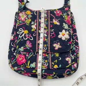 Vera Bradley “Floral Ribbons” Crossbody Hipster Bag Purse Quilted Retired thumbnail 13