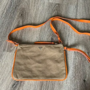 Leather Beaded Handbag Orange thumbnail 4