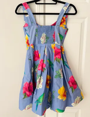 Anthropologie Maeve Scoop-Neck Printed Mini Dress, Size XXS thumbnail 12