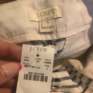 NWT J. Crew Nautical Navy Striped Shorts Sz4 thumbnail 3