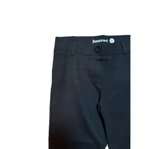 Betabrand Black Straight Leg Classic Dress Pant Yoga Pants XXS‎ Petite Short thumbnail 6