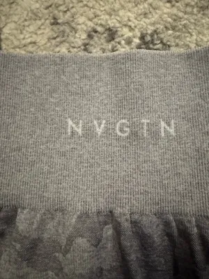 NVGTN Gray Camo High-Waist Leggings thumbnail 2